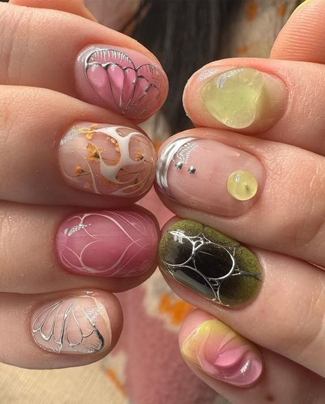 3d Gel Nail Art Short Nails, Funky Short Nails Art Designs, Nail Ideas At Home, Nails Inspo Fall, Latte Nails, Simple Nail Design, Fall Nail Inspo, Fall Nail Ideas, Nail Art Pictures