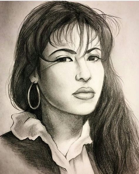 Selena Quintanilla Drawing, Selena And Chris Perez, Selena Quintanilla Fashion, Selena Pictures, Celebrity Artwork, Selena Q, Chicano Drawings, Eyes Drawing, Selena Quintanilla Perez