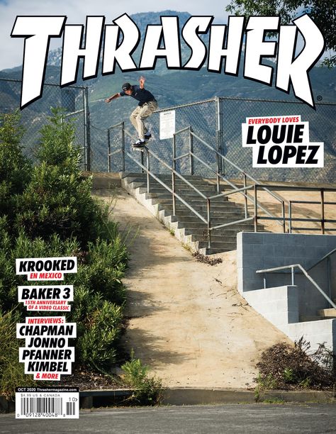 Thrasher Magazine - Everybody Loves Louie Lopez: Friends and Family Speak Skate Photography, Skate Photos, Skateboard Photography, Thrasher Magazine, Vintage Skate, Skateboarder, New Wall, Indie Artist, Retro Poster