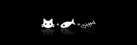 Matching Headers Twitter, Black Cat Banner, Black Banner Discord, 트위터 헤더, Tumblr Banner, Watermark Ideas, Dark Kawaii, Quote Banner, Black Banner