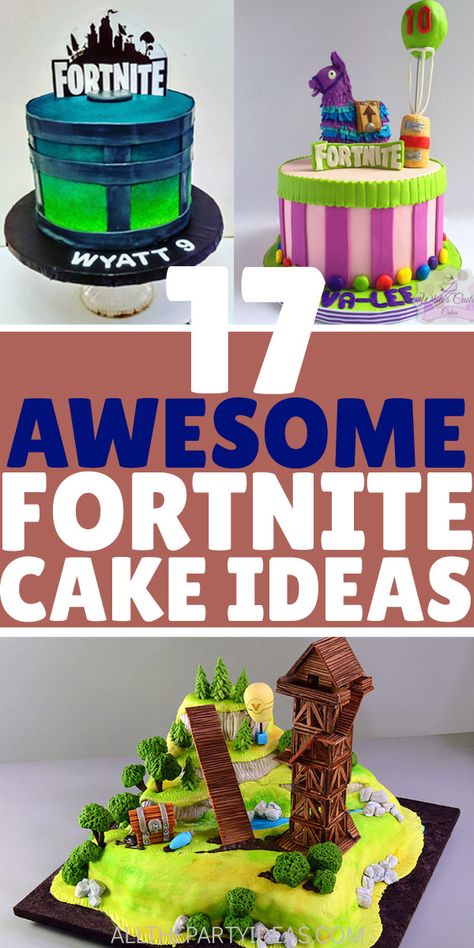 Fortnite Sheet Cake For Boys, Fortnite Llama Cake, Simple Fortnite Cake, Fortnite Cupcakes, Purple Alpaca, Simple Icing, Bus Cake, Drip Logo, Cakes For Kids