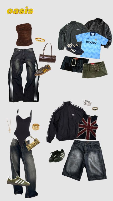 🤟🏼⭐️🎸 #oasis #oasis2025 #oasisreunion #oasisoutfit Oasis Outfit Fashion Styles, Oasis Aesthetic Outfits, Oasis Inspired Outfit, Oasis Outfit Ideas, Indie Gig Outfit, Sam Fender Concert Outfit, Zayn Tour Outfits, Fontaines Dc Concert Outfit, Oasis Concert Outfit