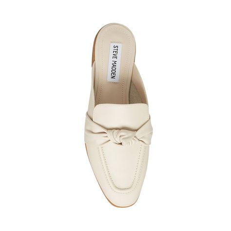 CHART Bone Leather Mule Flat | Women's Flats – Steve Madden Steve Madden Flats, Flat Mules, Loafer Mules, Women's Flats, Leather Mules, Mule Flat, Steve Madden Shoes, Leather Loafers, Womens Flats