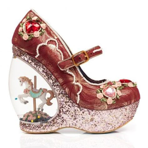 Carol Sell - Irregular Choice | FAST FREE DELIVERY Millars Shoe Store Irregular Choice Shoes, Catty Noir, Dr Shoes, Funky Shoes, Carousel Horse, Fancy Shoes, Glitter Shoes, Shoe Inspo, Cool Shoes