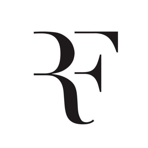 Roger Federer Logo ? Already saw it long Time ago for "république française " in administration documents Rf Logo Design Letter, Best Logos Of All Time, Personal Logo Ideas, Roger Federer Logo, Rf Logo, Logos Photography, Police Logo, Personal Logo Design, Brand Mark