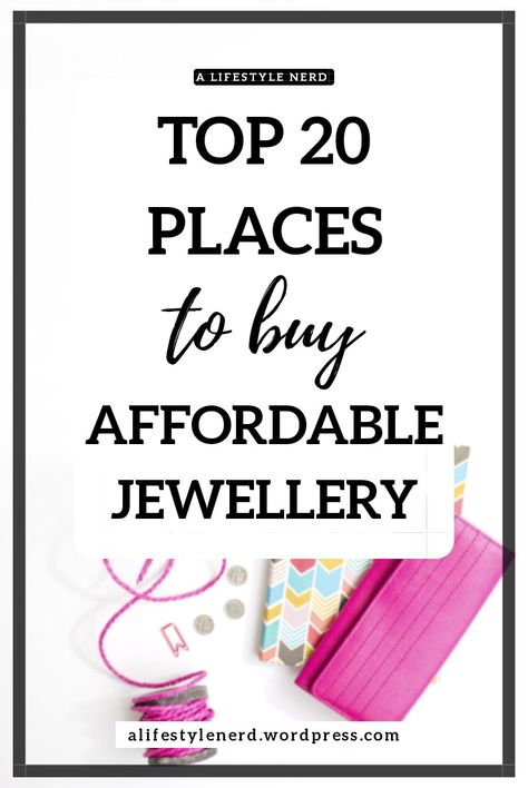 20 top places to buy affordable jewellery that has great quality. Christmas gift guide for her. Great for stocking stuffers. Jewellery gift guide for cheap jewelry. Budget-friendly and quality jewelry stores. Best Places To Buy Cheap Jewelry, Beauty Blog Post Ideas, Classy Wallpaper, Top Websites, St Michael Pendant, Jewelry Cheap, Top Clothing Brands, Inexpensive Jewelry, Silver Diamond Jewelry