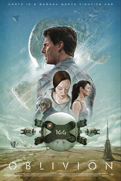 Oblivion 2013, Oblivion Movie, Oblivion, Movie Poster, Screen Print, Spaceship, Screen, Film