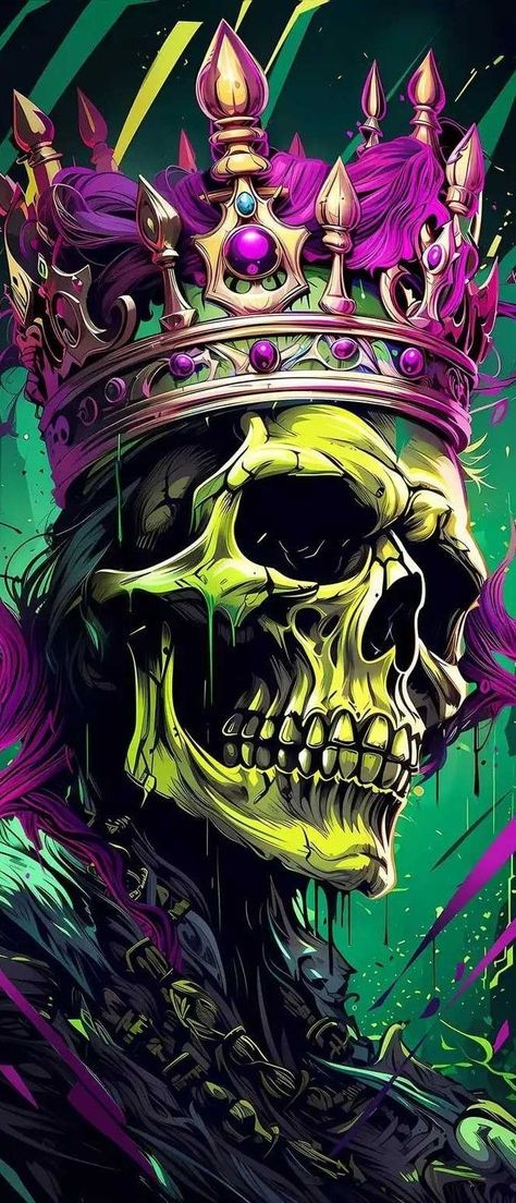 Cool Skull Drawings, Colorful Skull Art, Rasta Art, Black Skulls Wallpaper, Cracked Wallpaper, Halloween Wallpaper Cute, Graffiti Wallpaper Iphone, Skull Art Drawing, Skull Pictures