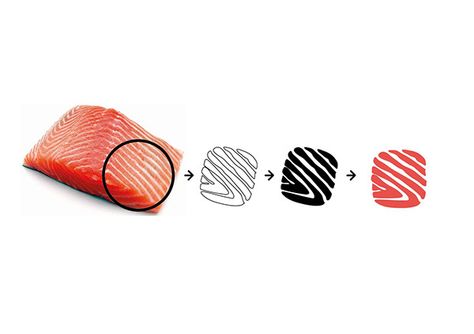 Sushi Logo Design Ideas, Grafic Design Logo, Sushi Graphic Design, Sushi Branding, Sushi Logo, Logomark Design, Mises En Page Design Graphique, Minimalistic Logo, Sushi Design