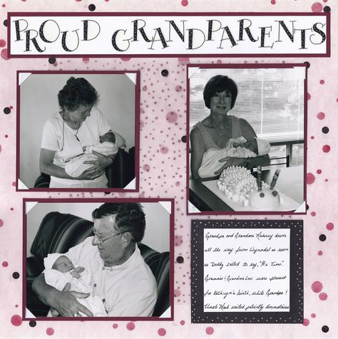 Creating baby books for both sets of grandparents & both great grands for Christmas. I love the idea of a grandparents section including all of their pictures with Natalie. It's a big project! Baby Boy Scrapbook Page Ideas, Scrapbook Baby Book Ideas, Baby Boy Book, Baby Boy Scrapbook Layouts, Pregnancy Scrapbook, Baby Book Pages, Scrapbook Page Ideas, Boy Scrapbook Layouts, Baby Scrapbook Album