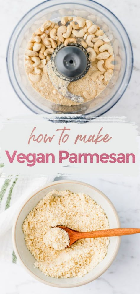 Cashew Parmesan, Vegan Cheese Recipes, Vegan Substitutes, Vegan Parmesan Cheese, Overnight Oat, Cheese Toast, Vegan Sauces, Vegan Parmesan, Vegan Condiments