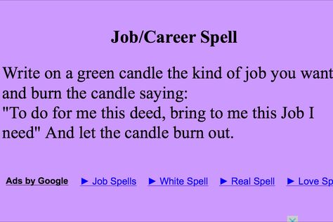 Spell For Career, Spell For A Job, Spells For Getting A Job, Spell For Job Success, Job Spell For Someone Else, Spell To Keep Your Job, New Job Manifestation Spell, Career Spell Jar, Spells To Get The Job You Want