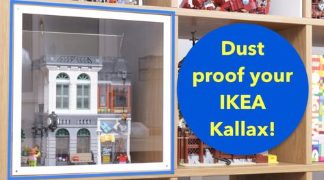 Lego Display Ideas Adult, Ikea Lego Display, Ikea Display Case, Lack Shelves, Lego Room Ideas, Lego Display Case, Lego Display Ideas, Car Model Display, Ikea Lack Shelves