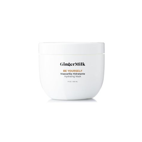 Amazon.com: Ginger Milk Hydrating Hair Mask for Curly, Wavy, and Coily Hair - Nourishing Formula for Defined Curls, Frizz Control, and Shine - Sulfate-Free | Be Yourself 17 oz : Beauty & Personal Care Ginger Milk, Milk Mask, Hydrating Hair Mask, Coily Hair, Defined Curls, Hydrating Mask, Frizz Control, Sulfate Free, Hair Mask