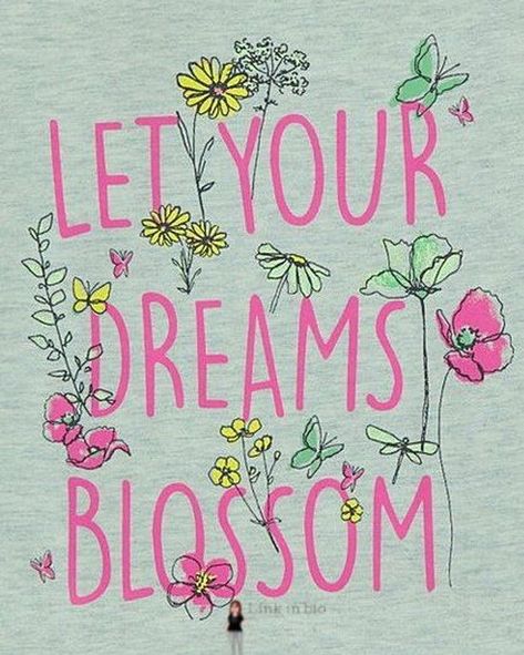 Give your dreams the energy and attention they need to come true. #motivation #inspiration #dreams #success Quotes Flower, Bloom Quotes, Funny Vine, Spring Quotes, Quotes Short, Garden Quotes, Short Words, Trendy Flowers, Super Quotes