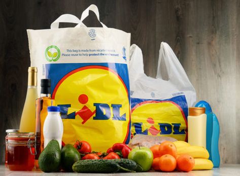 Budget-Friendly Reasons to Start Shopping at Lidl | Eat This, Not That! Frozen Fruits, Oat Milk, Eating Plans, Shopping Hacks, Grocery Store, Budget Friendly, Healthy Snacks, Budgeting, Bag Accessories