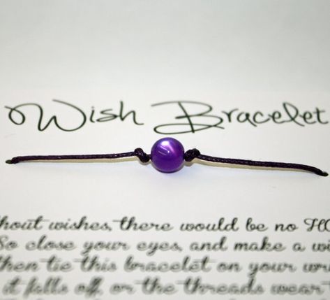 Relay For Life Wish Bracelet - Fundraising / Gift Pack of 20 bracelets on cards - Ready Go with Free Unique Fundraisers, Easy Fundraisers, Seed Bead Bracelet Patterns, Blessing Bracelet, Valentine Wishes, Diy Bracelets Tutorials, Hemp Bracelets, Relay For Life, Card Templates Free