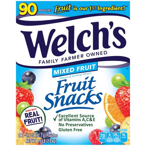 1 Wish List Wednesday, Gummy Snacks, Welches Fruit Snacks, Squishy Ideas, Kids Fruit, Fridge Pantry, Paper Squishy, Food Groceries, Food Supplies