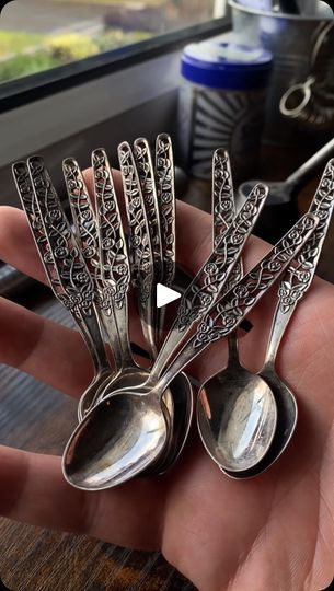 15K views · 1.8K reactions | New Handmade Spoon. . #handmade #ring #spoonring #diy #jewelry | Connor Dukes Spoon Ring Ideas, How To Make Spoon Rings, Spoon Rings Diy Tutorials, Diy Spoon Ring, Make Spoon Rings, Vintage Silverware Jewelry, Spoon Jewelry Diy, Silverware Jewelry, Spoon Ring