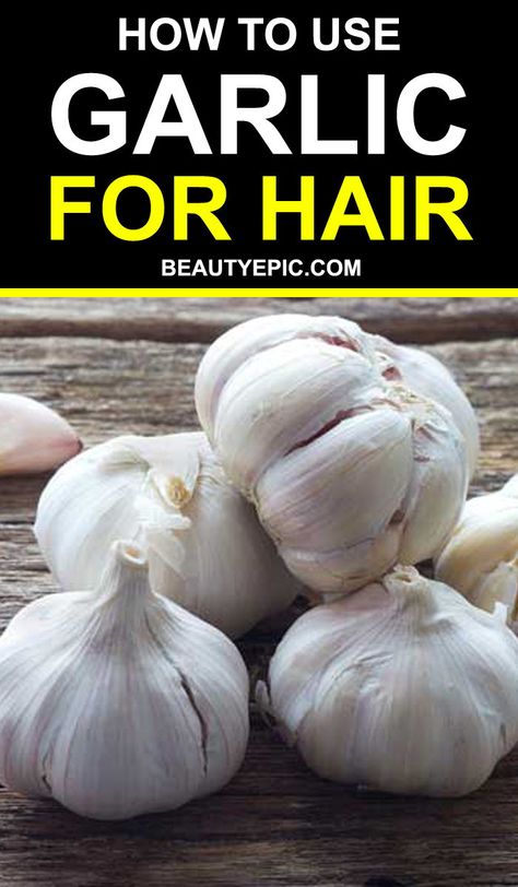 How To Use Garlic For Hair Garlic For Hair Growth, Regrow Hair Naturally, Thick Hair Remedies, Healthy Natural Hair Growth, Hair Care Growth, Best Hair Oil, Hair Remedies For Growth, Home Remedies For Hair, Hair Care Products Professional