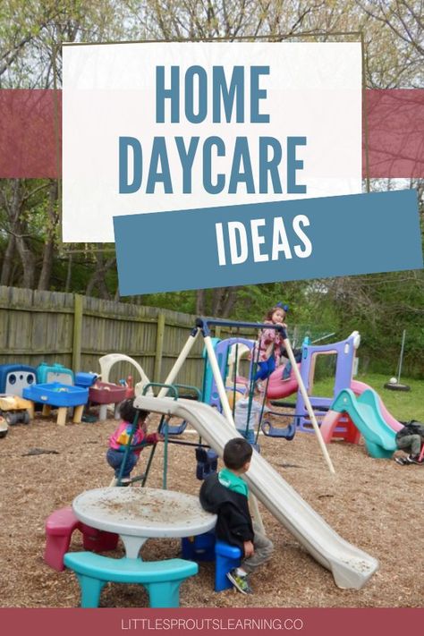 Running a home daycare can be a rewarding and fulfilling venture. Here are some home daycare ideas to consider when setting up and running one: At Home Daycare, Home Daycare Rooms, In Home Daycare, Daycare Playground, Home Daycare Ideas, Daycare Rooms, Toddler Daycare, Family Child Care, School Prep