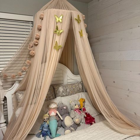 Kids Bed Canopy, Kids Canopy, Crib Netting, Reading Nook, Kids Room Decor, Mosquito Net for Bed Nursery, Bed Curtains, Tulle Canopy - Etsy Canada Reading Nook Kids Room, Bed Canopy Kids, Mosquito Net For Bed, Net For Bed, Tulle Canopy, Canopy Crib, Kids Bed Canopy, Nursery Bed, Reading Nook Kids