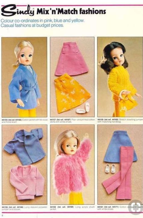 Sindy Doll 80s, Pippa Doll, 80s Memories, Clone Clothes, Tammy Doll, Doll Case, Sindy Doll, Vintage Memory, Barbie Accessories