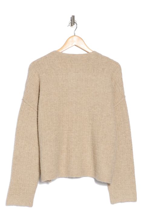 A soft rib-textured knit defines an essential cardigan, a lightweight layer for transitioning your wardrobe into cooler seasons. Button front closure 65% polyester, 13% nylon, 13% acrylic, 6% wool, 3% spandex Hand wash, dry flat Imported Cardigans Women, Thrift Inspo, Trendy Boots, Kids Styles, Ugg Classic, Sweaters And Leggings, Suit Shop, Fall Shopping, Hudson Jeans