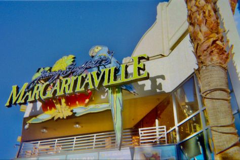 Sign reads Jimmy Buffet’s Margaritaville with a parrot, palm tree in backround Jimmy Buffet Aesthetic, Margaritaville Aesthetic, Vacation Dadcore, Mall Madness, Lighting Bugs, Cabana Beach, Digital Payment, Jimmy Buffet, Strip Mall