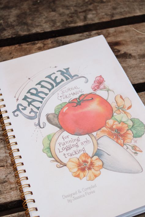 Start journaling your garden this year with this cute journal off of etsy! #etsy #garden #gardeningforbeginners #gardeningtips Garden Notebook Ideas, Gardening Journal Ideas, Plant Journal Ideas, Vegetable Garden Journal, Garden Journal Ideas, Garden Bullet Journal, Watercolor Bujo, Gardening Notebook, Tracking Spending