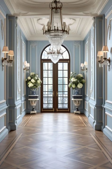 Classic Hallway, Scandinavian Hallway, Elegant Hallway, Hallway Chandelier, Rustic Hallway, Jade Design, Large Hallway, Glass Chandeliers, Latest Interior Design Trends