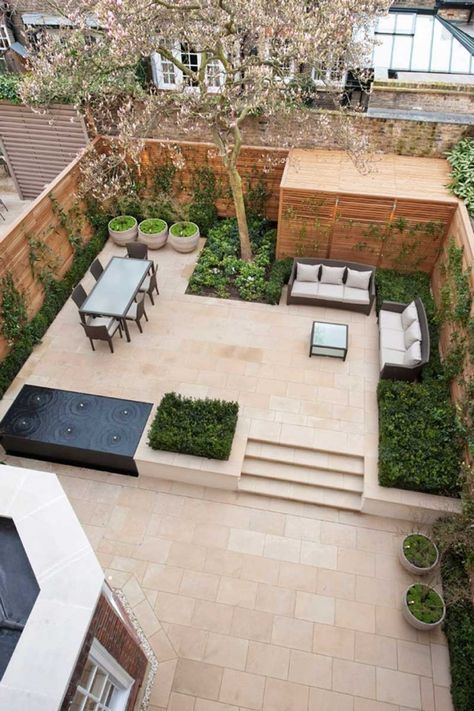 Contemporary garden design: Ideas and Tips Contemporary Garden Design, نباتات منزلية, Modern Garden Design, Have Inspiration, Contemporary Garden, Backyard Garden Design, Rooftop Garden, Small Garden Design, Roof Garden