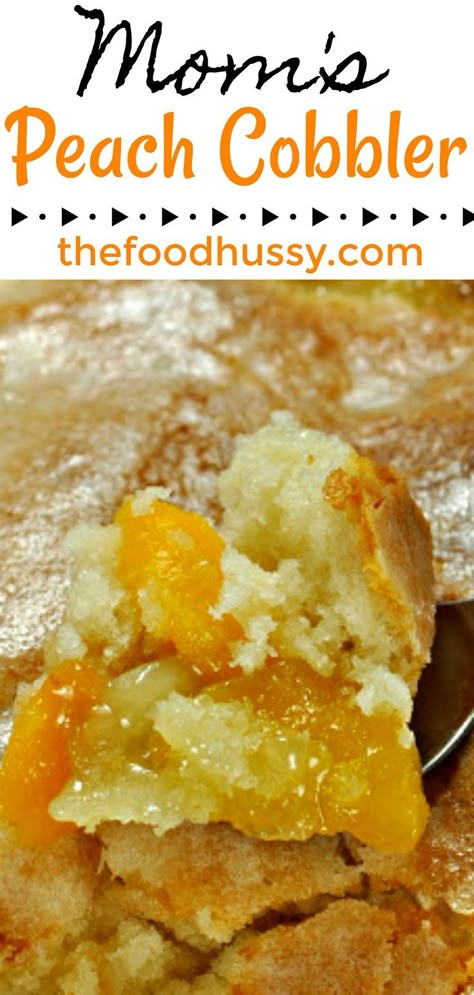 Canned Peach Cobbler Recipe, Good Peach Cobbler Recipe, Best Peach Cobbler, Homemade Peach Cobbler, Cobbler Recipes Easy, Fresh Peach Cobbler, Easy Peach Cobbler Recipe, Cobbler Easy, Peach Dessert Recipes