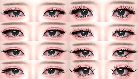 ・❥・3D EYELASHES V4 [8 VARIANTS] | Patreon Sims 4 Cc Packs Makeup, Ts4 Skin Overlay Cc, Sims 4 Emo Makeup Cc, Sims 4 Mods Lips, Sims4cc Face, Sims 4 Skin Overlay Cc, The Sims 4 Cc Pack, Skin Overlay Sims 4 Cc, Lip Presets