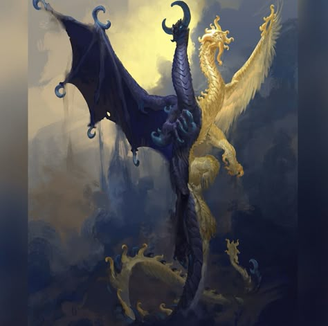 Void Dragon, Two Headed Dragon Fantasy Art, Space Dragon Fantasy Art, Horror Dragon Art, Dragon Horror Art, Monster Shark Fantasy Art, Dragon Artwork Fantasy, Dnd Dragons, Fantasy Beasts