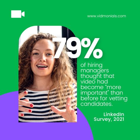 Did you know? #Vidmonials #Stats #Videos #VideoRecording #VideoResume #Recruitment Testimonial Ads, Recruitment Video, Testimonial Video, Video Resume, Video Testimonials, Graphic Design Fun, Graphic Arts, Video Content, Did You Know