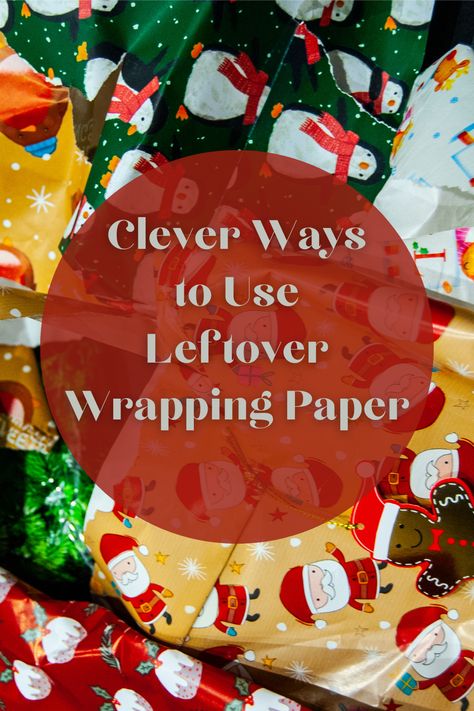 Use up leftover wrapping paper with these clever and fun ideas! Upcycle Wrapping Paper, What To Do With Wrapping Paper Scraps, Wrapping Paper Crafts Leftover, Wrapping Paper Ornaments Diy, Scrap Wrapping Paper Ideas, Leftover Wrapping Paper Ideas, Leftover Wrapping Paper, Wrapping Paper Diy, Rapping Paper