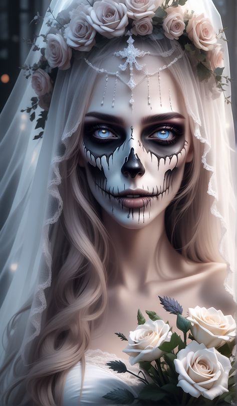 Bride Aesthetic, Fantasias Halloween, One Image, Create Art, Image Generator, Social Media Posts, Creating Art, Digital Art, Social Media