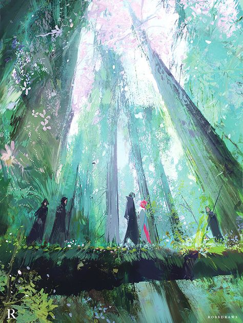 Ross Tran, Ross Draws, Origin Story, 다크 판타지, Fantasy Places, Fantasy Art Landscapes, Environment Design, 영감을 주는 캐릭터, Environment Concept Art