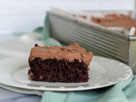 Chocolate Sourdough Zucchini Cake Crazy Chocolate Cake, Crazy Cake Recipes, Homemade Chocolate Frosting, Wacky Cake, Tasty Chocolate Cake, Zucchini Cake, Cake Making, Fudge Cake, Crazy Cakes