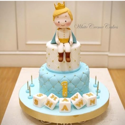 The Little Prince Cake … The Little Prince Cake, Little Prince Cake, Little Prince Party, Prince Cake, Boys 1st Birthday Cake, Prince Birthday Party, Baby First Birthday Cake, Prince Party, Prince Birthday