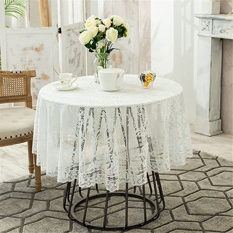 Amazon.com: Green Lace Tablecloth Embroidered Elegant Floral Patterns Table Cloth Round Overlay Table Cover for Wedding Party Holiday Long Dinner Home Decor(Round-60, Green) : Home & Kitchen Soft Grunge Room, Purple Room Aesthetic, Spiritual Room Decor, Table Cloth Round, Dark Room Decor, Dinner Home, Checkered Decor, Round Tablecloths, Bohemian Room Decor