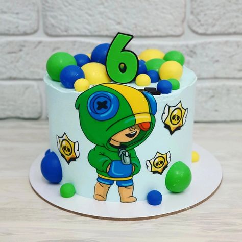 Brawl Stars Cake, Decor Tort, Farm Birthday Cakes, Boys First Birthday Party Ideas, Torte Cake, Birthday Star, Creative Birthday Cakes, Farm Birthday, Boy First Birthday