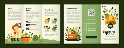 Hand drawn farm lifestyle brochure | Free Vector #Freepik #freevector #farm-animals #farm #farming #agriculture-farming Farm Brochure, Portfolio Reference, Brochure Design Layout, Farm Fresh Recipes, Farm Lifestyle, Animals Farm, Report Design, Agriculture Farming, Folder Design