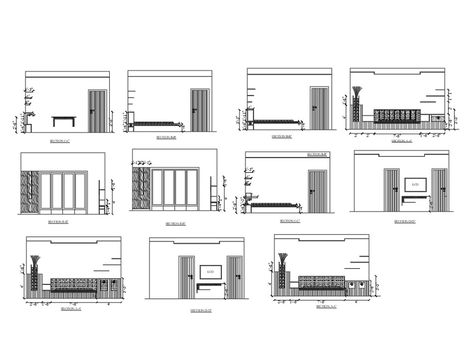 Drawing room of house section and furniture layout details dwg file - Cadbull House Section, Living Room Drawing, Living Room Floor Plans, Living Room Plan, Room Drawing, Hotel Layout, Building Landscape, Types Of Architecture, Building Layout