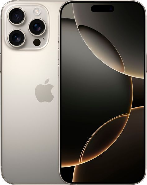 Apple iPhone 16 Pro Max 512GB with Apple Intelligence Natural Titanium (Verizon) MYWA3LL/A - Best Buy Iphone 16 Pro Max Natural Titanium, 16 Pro Max Iphone, Iphone Ios Aesthetic, Iphone Products, Computer Devices, 16 Aesthetic, Apple Intelligence, Gratitude Board, Ios Aesthetic