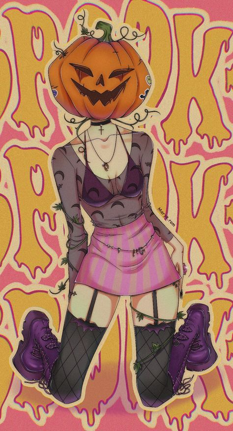 Character Art Halloween, Candy Corn Drawing Easy, Pumpkin Drawing Ideas Halloween, Square Digital Art, Halloween Digital Art Ideas, Halloween Sketch Book Ideas, Digital Halloween Art, Fall Character Art, Pumpkin Drawing Aesthetic