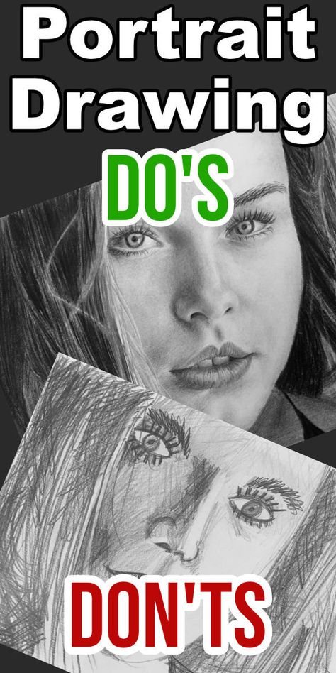 Portrait Drawing Do's & Don'ts — Online Art Lessons Drawing Portraits For Beginners, Shading A Face Drawing, Portrait Art For Beginners, Shading Faces Pencil, Portrait Sketches For Beginners, Graphite Drawings Ideas Easy, Tips For Drawing Portraits, How Draw People, Self Portrait Tips Drawing