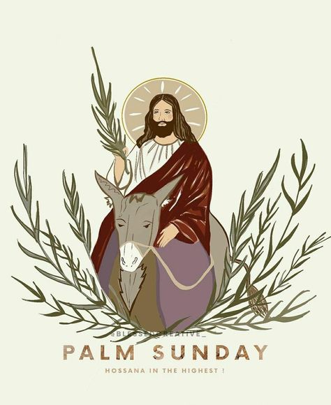 In honor of Palm Sunday, MIRootsCreations will be closed today. Palm Sunday Photos, Happy Palm Sunday Aesthetic, Catholic Palm Sunday Crafts, Palm Sunday Pic, Palm Sunday Wallpaper Iphone, Palm Sunday Artwork, Palm Sunday Images Jesus, Palm Sunday Illustration, Hossana Jesus Palm Sunday