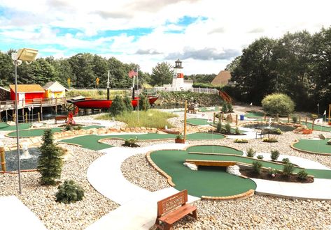 Mini Golf Photo Gallery | Harris Miniature Golf Outdoor Mini Golf, Putt Putt Golf, Adventure Golf, Crazy Golf, House Concept, Miniature Golf Course, School Field Trip, Mini Golf Course, Golf Outing